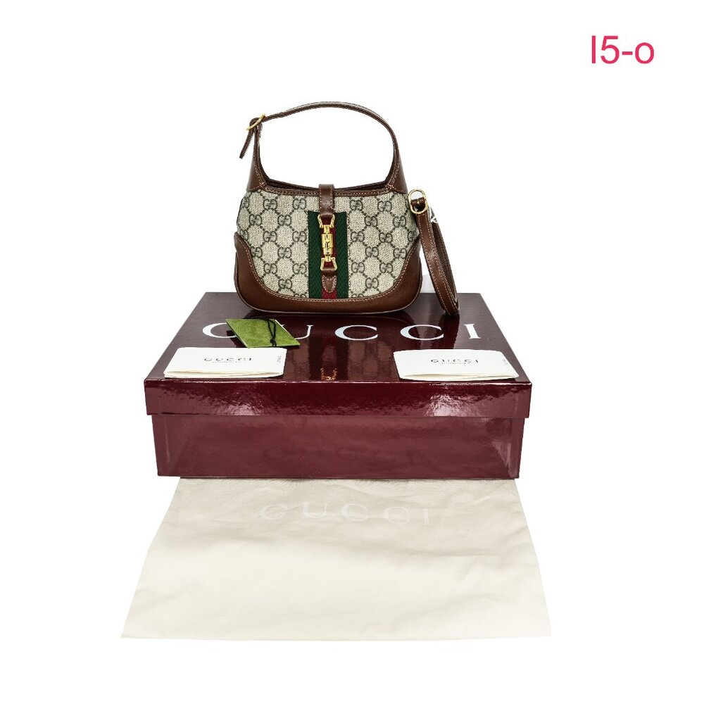 Gucci Jackie 1961 GG Supreme Mini Hobo Crossbody Bag - Picture 5 of 11